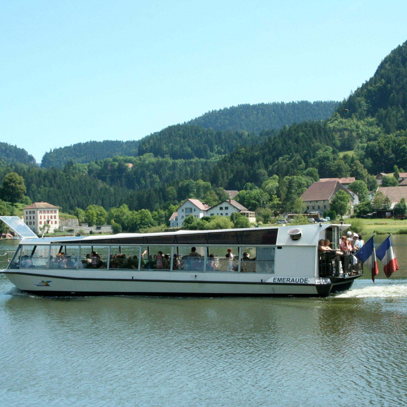 bateau vedette croisière doubs