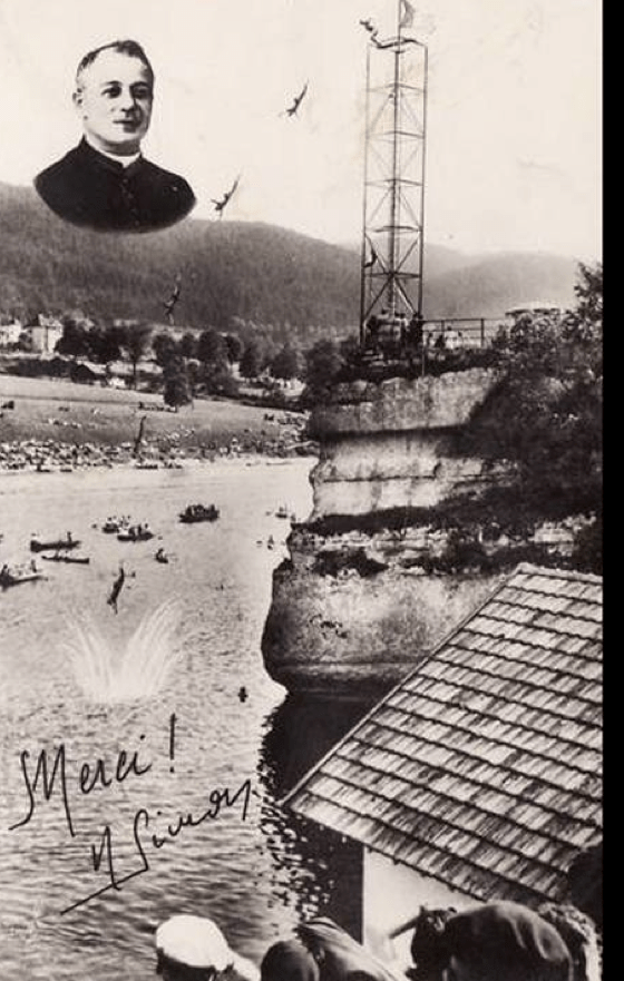 Abbé Simon Abbé Simon plongeon table Hercule Villers-le-Lac Doubs